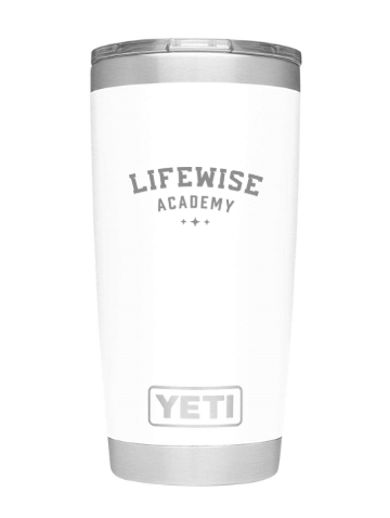 Yeti Rambler 20oz Tumbler (White)